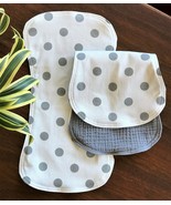Gray Dots - Burp Cloth Set of 2 - $39.69 CAD