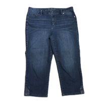 Gloria Vanderbilt Slimming Effect Denim Capri Jeans ~ Sz 10 ~ 20.5&quot; Inseam - £18.69 GBP