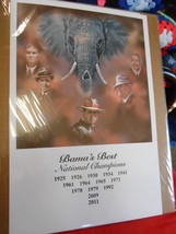 Great Unframed Poster Print-ALABAMA Football &quot;BAMA&#39;S BEST Champion Years - £19.92 GBP