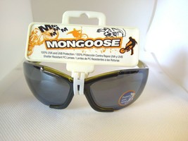 NEW Boys Kids Mongoose Sunglasses biking sports  black and yellow  - $9.99