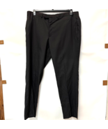 IZOD Mens 48 Reg 42 W Black Dress Slack Pants NWT BR23 - $53.76 CAD
