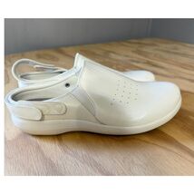 Alegria True White Skillz Nursing Clogs Shoes Comfort Healthcare 39 - $40.50