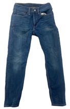 Levis Mens Jeans Size 29x27 Taper 502 Medium Wash Denim Zipper Fly Blue ... - £13.19 GBP