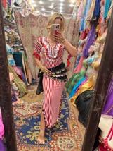 Bellydance dress set 2 in 1 , dress for saidi, shaabi and baladi, belly ... - $129.00
