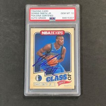 2017 NBA Hoops Class Of 2017 #9 Dennis Smith Jr. Signed Card AUTO 10 PSA Slabbed - £63.42 GBP