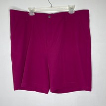 Adidas Golf Shorts 40 Magenta Performance 8&quot; Stretch Activewear Modern F... - $20.00
