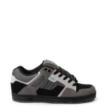 Mens DVS Enduro 125 Skate Shoe Black Charcoal and Turquoise Suede - £47.25 GBP
