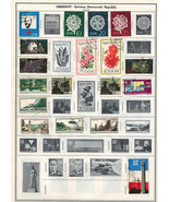 GERMANY GDR 1965-1966 Very Fine Used Stamps Hinged on list: 2 Sides - £2.04 GBP