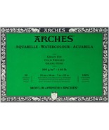 Arches Watercolor Paper Block Cold Press 7&quot; x 10&quot; 140 pound - $88.51 CAD