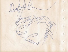 Bill Atkinson Jim Cox Jerry White + 4 Signed Vintage Album Page - £38.98 GBP