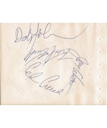 Bill Atkinson Jim Cox Jerry White + 4 Signed Vintage Album Page - £39.65 GBP