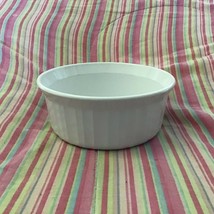 Corning Ware French White Round Baking Casserole Dish Ramekin Bowl F-16-B - £4.64 GBP