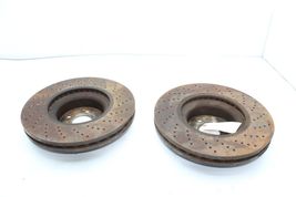 03-06 MERCEDES-BENZ CL55 AMG FRONT LEFT & RIGHT BRAKE ROTORS PAIR Q8478 image 7
