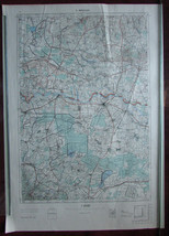 1957 Original Military Topographic Map Donji Miholjac Croatia Yugoslavia... - $39.07