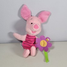 Piglet Plush Flower Sniffin&#39; Winnie the Pooh Fisher Price 9&quot;  - £8.01 GBP