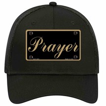 Prayer Novelty Black Mesh License Plate Hat - £22.80 GBP