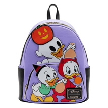 Loungefly Disney Huey, Dewey, and Louie Trick or Treat Mini Backpack - £98.66 GBP