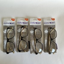 LOT OF 4 FOSTER GRANT  READING GLASSES +2.50 NEW WITH CASE - £16.39 GBP