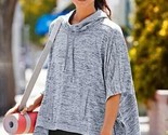 Athleta Blissful Poncho Oversized Hoodie Sweater Sweatshirt Gray Size Sm... - $21.00