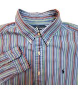 Ralph Lauren Classic Fit Button Down Shirt Mens Medium Long Sleeve Multi... - $384.59 MXN