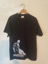 PROMO Dwayne Johnson Snitch Tee - The Rock Wrestler 2013 Action Movie T ... - $9.94