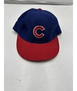 VTG MLB Chicago Cubs Diamond Wool New Era 5950 Pro Fitted Hat Cap 6 7/8 - $465.41 MXN