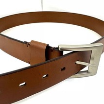 Men’s Kenneth Cole Belt Size 34 / 85 Italian Brown Leather Used  - £12.49 GBP