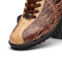 Hand painted big block alligator scales Sneaker Shoes Saulo Orix image 4