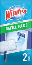 Windex Outdoor All-In-One Glass Cleaning Tool Refill Pads, 2 Ct - £7.62 GBP
