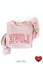 Oat Collective Love Foil Graphic Sweatshirt Size XL - $30.69