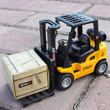 New Forklift Inertia Toy Metal Truck Model Toy Pull Back Forklift for Kids Gift - £16.54 GBP
