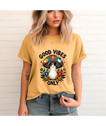 Good Vibes Only Shirt, Good Vibes Shirt, Retro T-shirt Design, Mental He... - £13.78 GBP