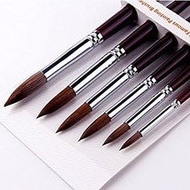 Artist Paint Brushes-Superior Sable Watercolour Brushes round Point Tip Paint Br - £19.89 GBP