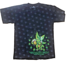 Magic Weed Men&#39;s Ganja Marijauna T Shirt Tribal Native Blunt Nature XL NEW - £11.44 GBP