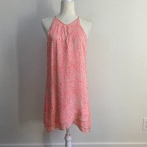 Parker Pink Priscilla Etude Quake Silk Shift Dress Pink Small - $750.65 MXN