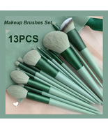 13PCS Makeup Brushes Set Eye Shadow Foundation Women Cosmetic Brush with... - £9.10 GBP