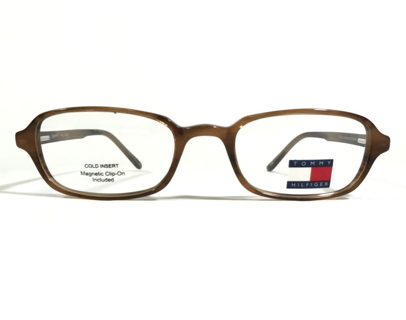 Tommy Hilfiger TH 3071&CL BRN/HRN Eyeglasses Frames Brown Rectangular 51-20-145 - $37.19