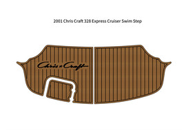 2001 Chris Craft 328 Express Cruiser Swim Platform Pad Boat EVA Foam Teak Floor - £379.22 GBP