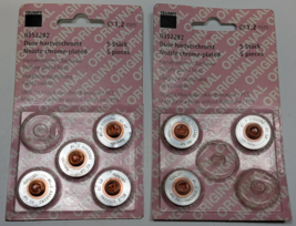Lot of 7 NEW Trumpf 0352282 1.2 mm Laser Cutting Chrome-Plated Nozzles - $611.69 MXN