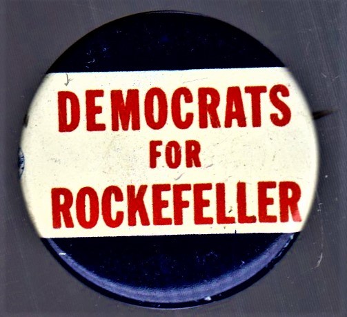 Democrats For Rockefeller - Pinback - $7.50