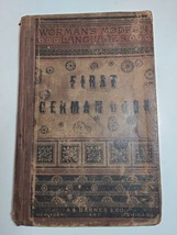 RARE FIRST GERMAN BOOK, WORMAN’S MODERN LANGUAGES 1880 great condition f... - £22.79 GBP