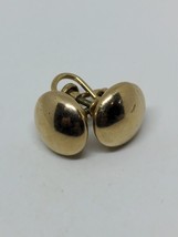 Vintage A&amp;Z 12k Gold Filled GF Twist On Huggie Earrings - £15.79 GBP