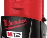 Milwaukee 48-11-2420 M12 12V Redlithium 2.0 Compact Battery Pack For M12... - $43.97