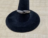 Vintage Sterling Silver Black Stone Southwestern Ring Size 7.5 Estate fi... - $12.87