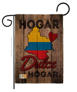 Country Colombia Hogar Dulce Burlap - Impressions Decorative Garden Flag... - £18.36 GBP