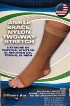 Sport Aid Ankle Brace, Nylon 2-Way Stretch, (Beige) Small (6.75-7.75&quot; An... - $19.40