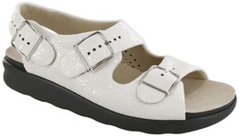 SAS Womens Relaxed Heel Strap Sandal-Vanilla-9.5-Wide - £153.30 GBP