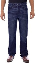 TK Axel Slim Bootcut Jeans Mens 34x32 Blue Dark Wash Stretch NEW - £23.31 GBP