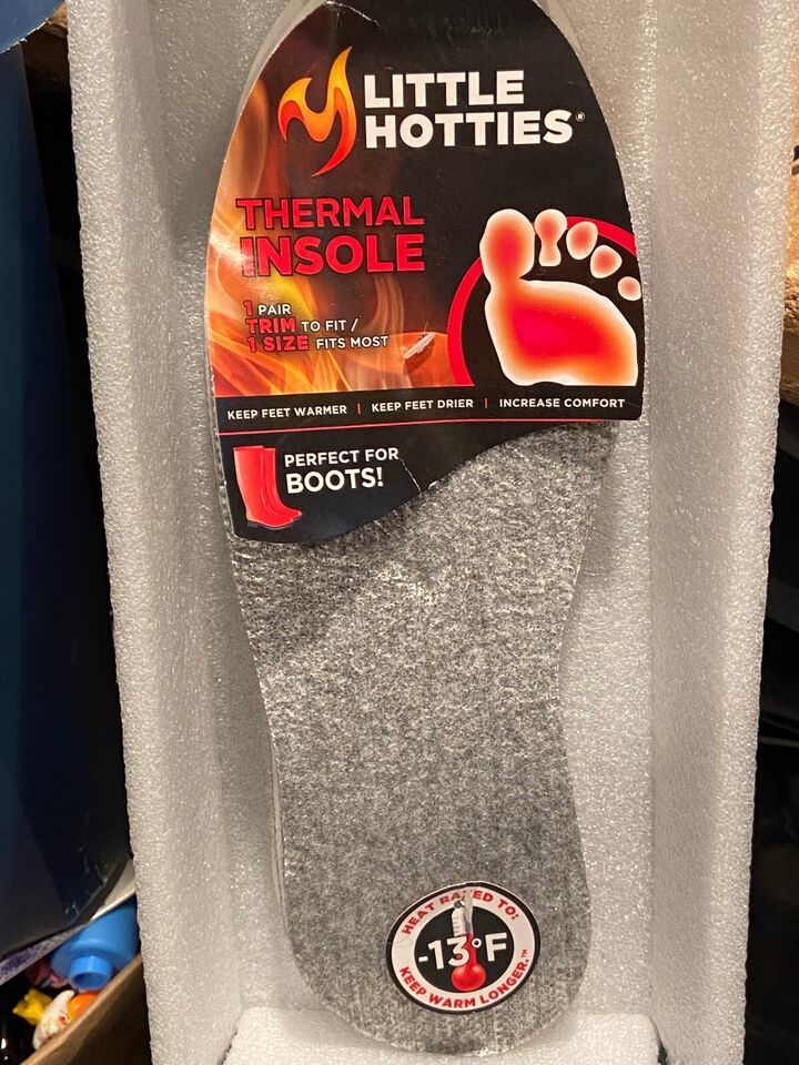 1 Pack of Little Hotties Thermal Insoles For Boots *NEW* ddd1 - $9.99