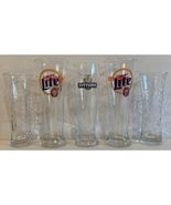 5 Beer Glasses: (2) Miller Lite / Hooters, (2) Carlsberg w/ Boxes &amp; (1) ... - £25.39 GBP